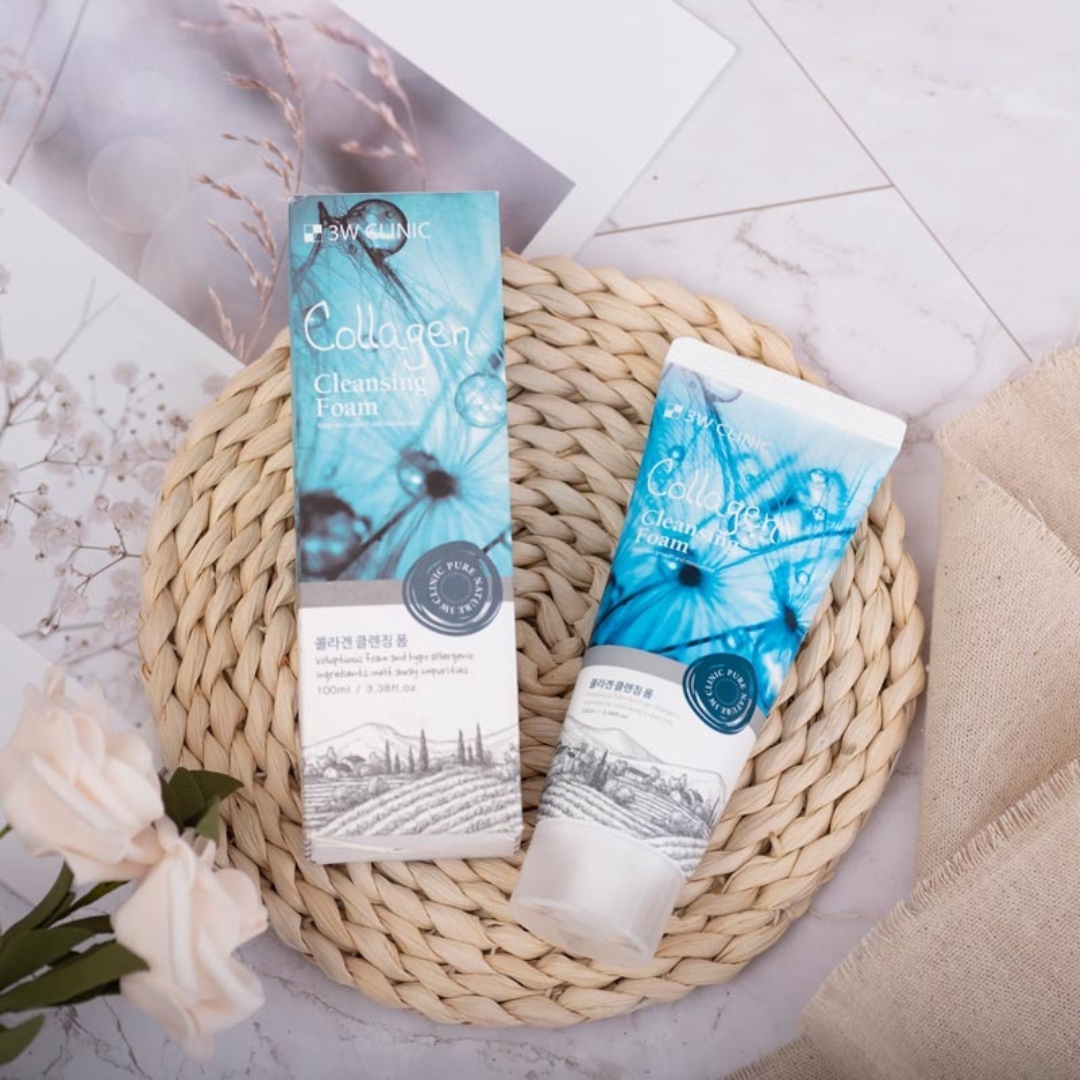 3W Clinic Collagen Cleansing Foam